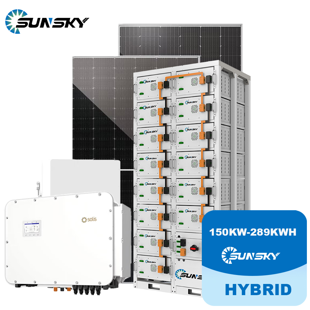 150kw 289kwh Hybrid Solar System 